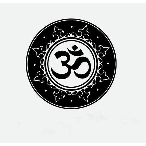 Mandala - Jóga ÓM samolepící